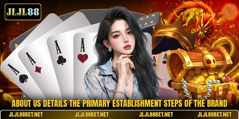 About us details the primary establishment steps of the brand About us details the primary establishment steps of the brand