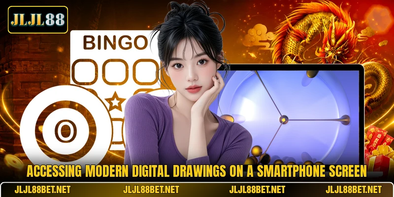 Accessing modern digital drawings on a smartphone screen Accessing modern digital drawings on a smartphone screen