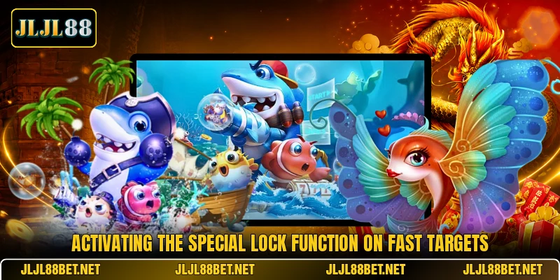 Activating the special lock function on fast targets Activating the special lock function on fast targets