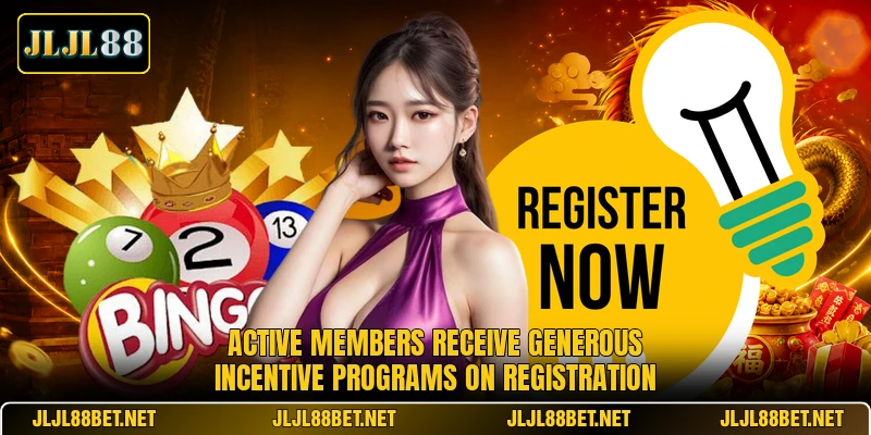 Active members receive generous incentive programs on registration Active members receive generous incentive programs on registration