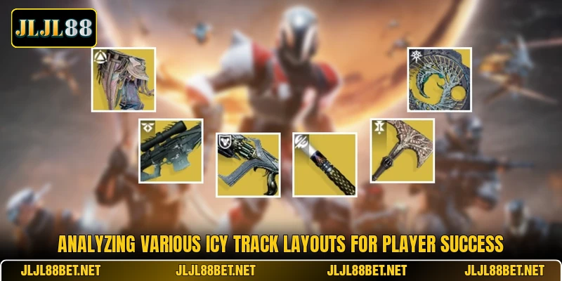 Analyzing various icy track layouts for player success Analyzing various icy track layouts for player success