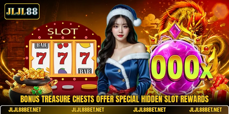 Bonus treasure chests offer special hidden slot rewards Bonus treasure chests offer special hidden slot rewards