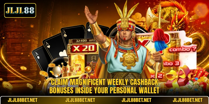 Claim magnificent weekly cashback bonuses inside your personal wallet