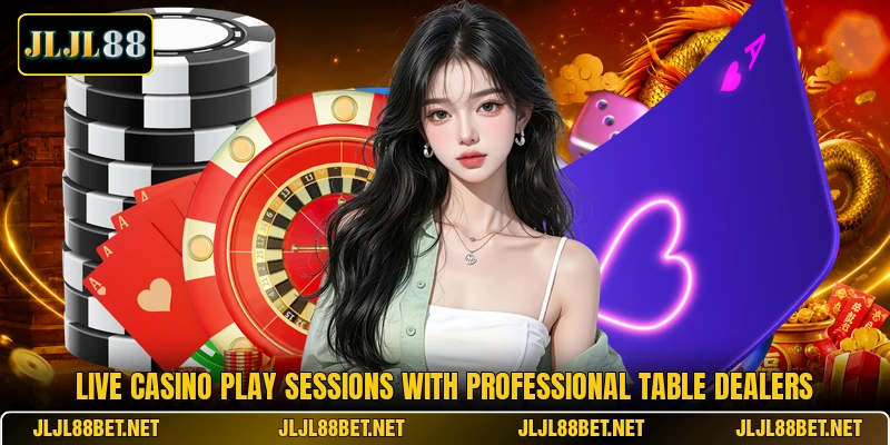 Live casino play sessions with professional table dealers Live casino play sessions with professional table dealers