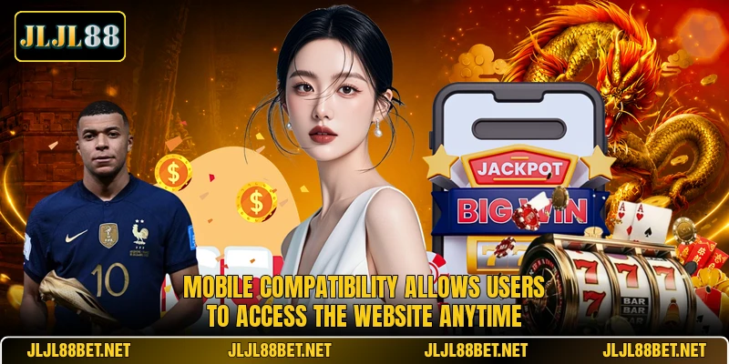 Mobile compatibility allows users to access the website anytime Mobile compatibility allows users to access the website anytime