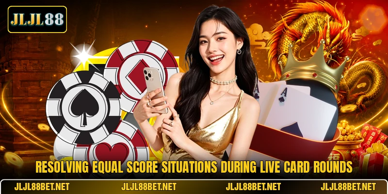Resolving equal score situations during live card rounds Resolving equal score situations during live card rounds