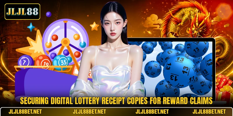 Securing digital lottery receipt copies for reward claims Securing digital lottery receipt copies for reward claims