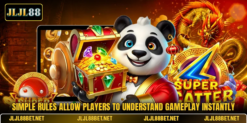 Simple rules allow players to understand gameplay instantly Simple rules allow players to understand gameplay instantly