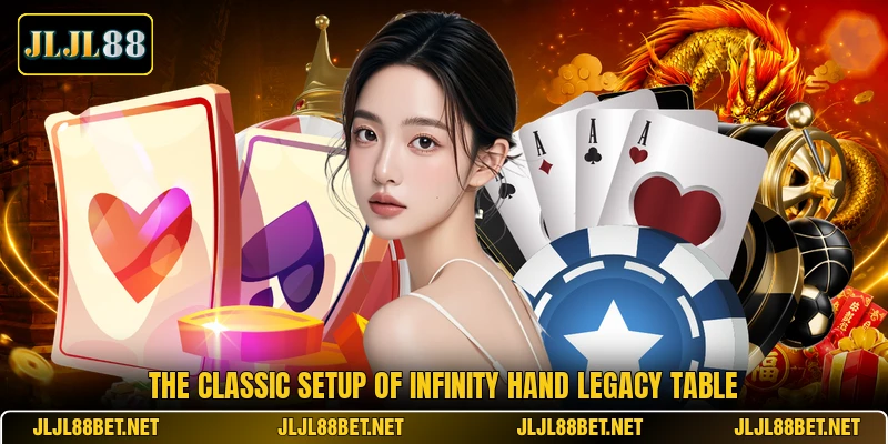 The classic setup of Infinity Hand Legacy table The classic setup of Infinity Hand Legacy table