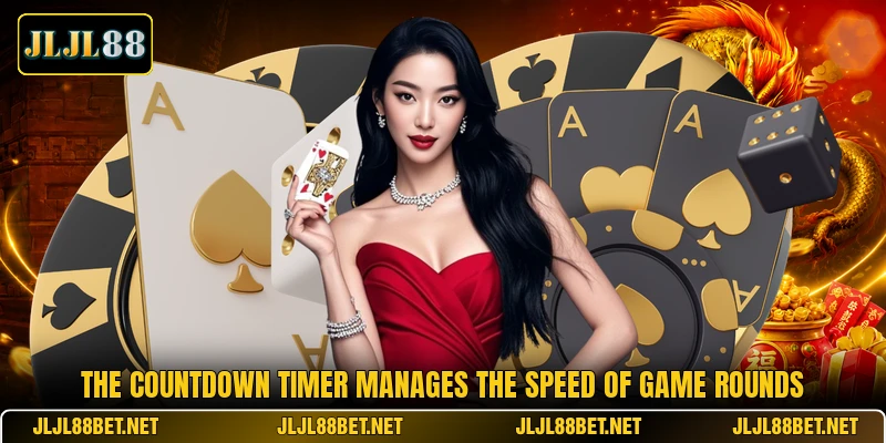 The countdown timer manages the speed of game rounds The countdown timer manages the speed of game rounds